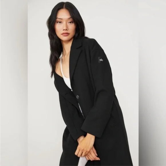 NEW Alo VIP Blazer Trench Coat in Black Size L
beautiful but too big - Picture 3 of 10